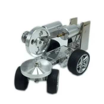 Изготовленная на заказ одноцилиндровая модель двигателя Стирлинга Трактор Автомобильный двигатель Научный Физический эксперимент Игрушки Для подростков Подарки для детей Изображение 2