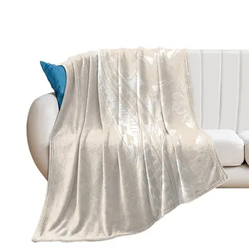 Изготовленное на заказ Полинезийское Мягкое Фланелевое одеяло с рисунком, Зимнее Теплое Покрывало для дивана, Одеяло для кровати, Домашнее Художественное оформление, одеяло с фототекстовым принтом. Изображение 2