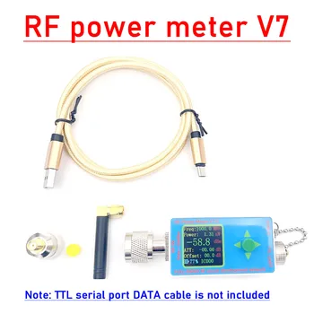 Измеритель радиочастотной мощности N-type 100K-10G V7 TYPE-C USB Для передачи Данных Детектор мощности TTL Коммуникационное Программное Обеспечение Усилитель Радиолюбителей Изображение 2