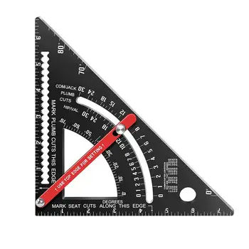 Измерительная линейка, плотницкий инструмент, Измерительная линейка, Регулируемый квадратный плотницкий измерительный инструмент для укладки плитки, Плотницкое обрамление