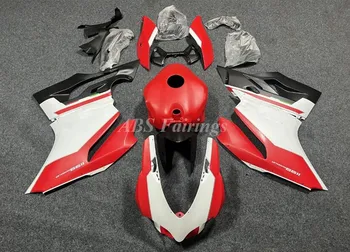 Инжекционный Новый Комплект Мотоциклетных Обтекателей ABS Подходит для Ducati 899 1199 Panigale s 2012 2013 2014 12 13 14 Комплект кузова Красный Белый Матовый
