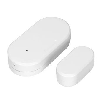 Интеллектуальные контактные детекторы Tuya Zigbee 3.0, датчик охранных ворот, двери, окна, преобразователь Smart Life Home (2 шт.)