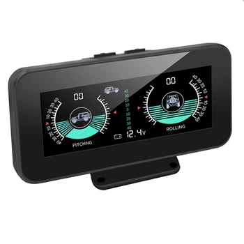 Интеллектуальный градиентометр, устанавливаемый на автомобиль, автомобильный цифровой дисплей, угол наклона, инклинометр, автоматический HUD, интеллектуальный измеритель наклона