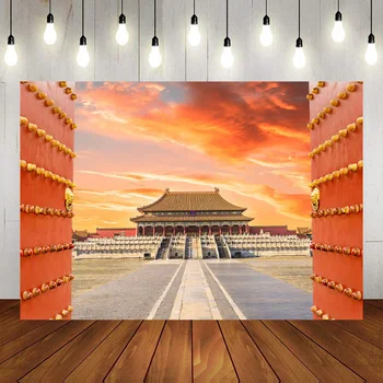 Китай, Великая китайская стена, Запретный город, Старинная Кирпичная стена, фон для китайской семейной фотографии, фон, баннер, декор Пагоды