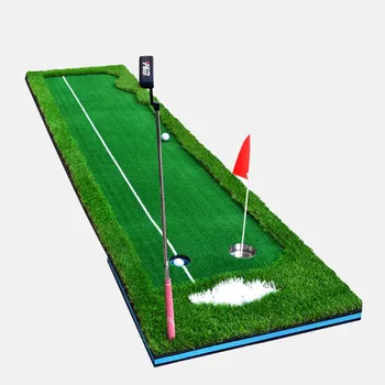 Коврики для гольфа PGM для помещений, тренировочные зеленые принадлежности для гольфа размером 0,5x3 м и 0,75x3 м на выбор Изображение 2