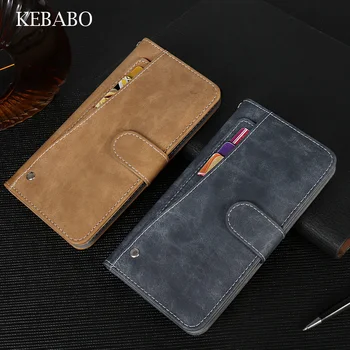 Кожаный бумажник Realme C12 Case 6,5 