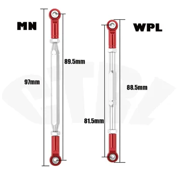 Комплект амортизаторов для крепления металлической серво-штанги WPL MN с гайкой-фиксатором для WPL C14 C24 MN D90 MN99s Upgrade Accessories Запасные части Изображение 2