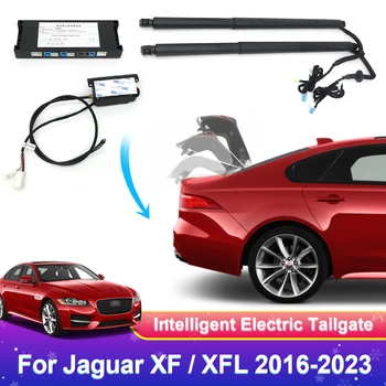 Комплект питания задней двери с электроприводом задней двери автомобиля, автоматическое управление приводом багажника, автомобильный подъемник для Jaguar XF XFL 2016-2023, Электрический багажник