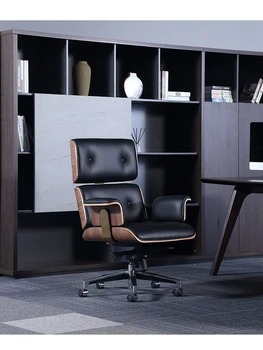 компьютерное кресло yj Удобное офисное кресло для длительного сидения, простое домашнее регулируемое вращающееся кресло Изображение 2
