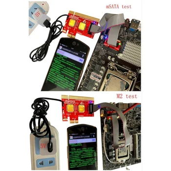 Компьютеры V8 Мобильный Телефон Bluetooth Смарт-Диагностическая карта PCI/PCIE/LPC/Minipci-E/EC USB-Тестер Настольный DDR34 Тестовая карта Изображение 2