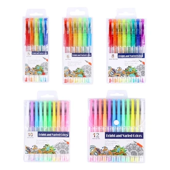 Кончик гелевой ручки, раскрашивающая ручка, Многоцветная гелевая ручка для ведения дневника, книжка-раскраска для скрапбукинга, Планировщик 