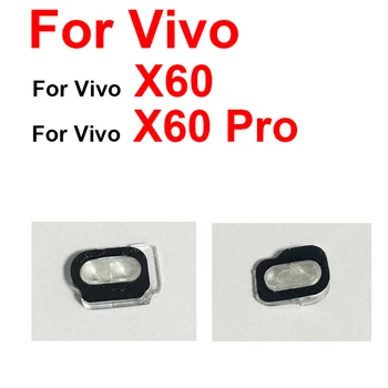 Корпус лампы заднего фонарика для Vivo X60 X60 Pro, задняя камера, крышка лампы фонарика, кольцо, держатель, кронштейн, Запасные части