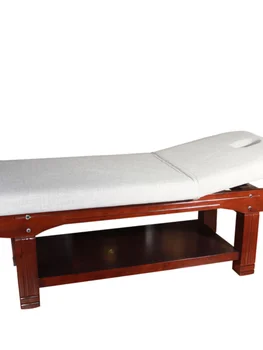 Косметическая кровать из массива дерева, массаж тела, прижигание и физиотерапия
