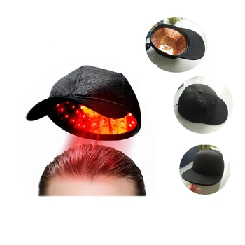 Красный световой шлем от выпадения волос USB типа для восстановления роста волос 96 медицинских красных световых диодов