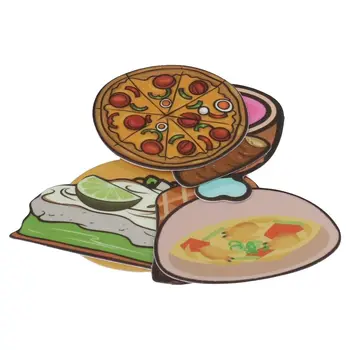 Красочные наклейки с едой, наклейки для вечеринок, водонепроницаемые милые наклейки для ноутбуков, наклейки для багажа с героями мультфильмов из ПВХ, наклейки для автомобиля Изображение 2