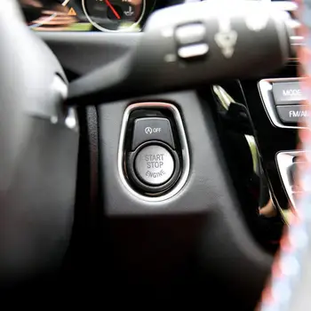 Крышка Кнопки Включения Двигателя Start Stop Автомобиля Запасные Части Для Шасси BMW F F30 F10 F34 F15 F25 F48 Аксессуары Для Интерьера Авто Изображение 2