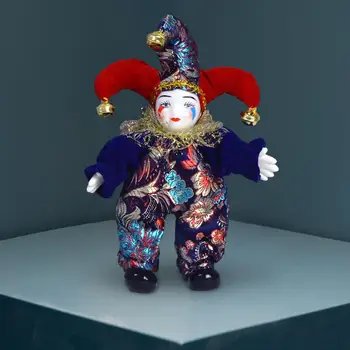Кукла-Клоун Домашний Дисплей Кукла-Арлекин для Сувениров на День Рождения