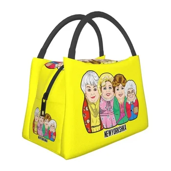 Куклы-персонажи Golden Girls, Термоизолированные сумки для ланча, женские контейнеры для ланча Дороти для хранения еды на пикнике на открытом воздухе