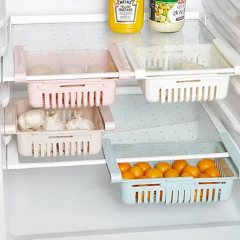 Кухонный Стеллаж для хранения Органайзер Корзина для холодильника Полка Держатель Коробки Фрукты Яйца Коробка для хранения продуктов Кухонные Принадлежности