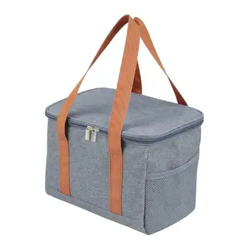 Ланч-бокс, сумка-тоут из ткани Оксфорд, сумка для переноски продуктов, сумка-холодильник большой емкости для домашнего пикника, женщины, мужчины
