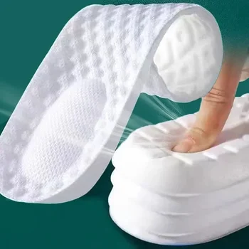 Латексные спортивные стельки для мужчин и женщин, мягкие стельки из пены с эффектом памяти высокой эластичности, вставляющие подушечки для обуви, Дышащая массажная подушка-подушечка