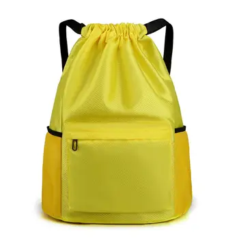 Легкая сумка для сухого и влажного отделения на шнурке, многофункциональная сумка для фитнеса большой емкости, классифицированная для хранения Изображение 2