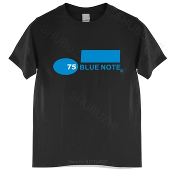 Летняя мужская черная футболка Blue Note Records 75 лет, мужская белая футболка, Новые официальные многоцветные топы, модные футболки унисекс