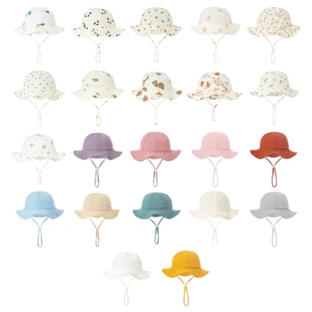 Летняя шляпа для малышей, модные кепки с козырьком, детская гибкая шляпа, уличные головные уборы