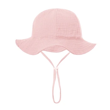 Летняя шляпа для малышей, модные кепки с козырьком, детская гибкая шляпа, уличные головные уборы Изображение 2
