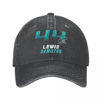 Льюис Хэмилтон 44 Бейсболка унисекс Автоспорт Потертые Выстиранные шляпы Кепка Винтажная кепка Snapback для активного отдыха