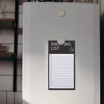 Магнитные Блокноты на холодильник Блокноты для заметок Список Дел Планировщик списка покупок Наклейка из продуктов Доска объявлений Заметки Блокнот для планирования