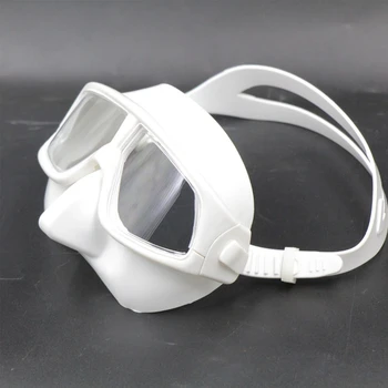 Маска для подводного плавания с трубкой, практичная маска для плавания, противотуманные очки для подводного плавания, маска для дайвинга с защитой от протечек для подводного плавания, плавания с маской и трубкой Изображение 2
