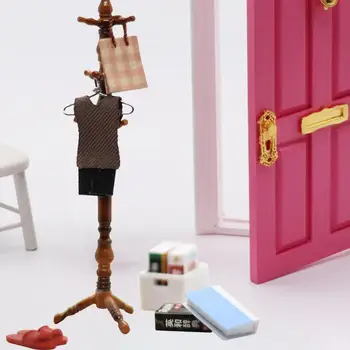 Миниатюрный кукольный домик для гостиной с декорациями для сцены для взрослых Изображение 2