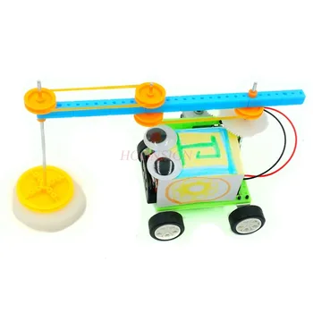 Модель робота-подметальщика для сборки учащихся начальной школы научно-техническое изобретение производственные материалы STEM