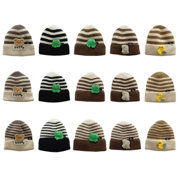 Модная и удобная детская вязаная шапка Модная зимняя шапка для малышей
