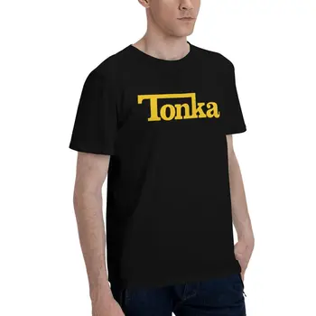 Модная футболка Tonka, мужская хлопковая футболка с принтом, мужские топы, забавная футболка с коротким рукавом Изображение 2