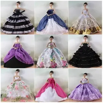 Модное кукольное свадебное платье 2023 Новейшая повседневная одежда Кукольная юбка ручной работы Сделай сам Подарок для девочки 30 см кукла