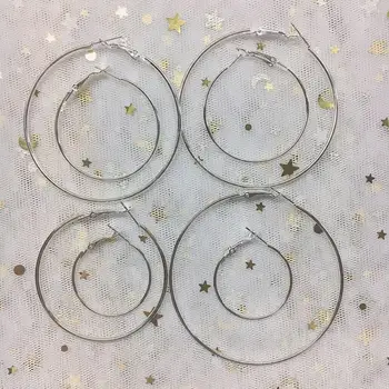 Модные большие и маленькие серьги-кольца классические круглые дизайнерские серьги ювелирные изделия серьги ювелирные аксессуары ювелирные изделия подарки