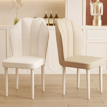Модные Красивые обеденные стулья Кухонный туалетный столик с мягкой обивкой Обеденный стул Игровые Одноместные шезлонги Salle Manger Мебель для дома