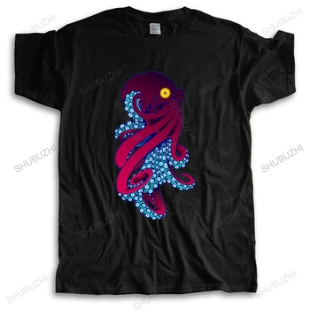 Мужская модная футболка свободная летняя уличная футболка Octavius Cthulhu Octopus Большего размера с принтом Homme Teeshirt С Коротким рукавом