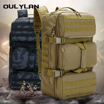 Мужские дорожные сумки для багажа OULYLAN, Новый рюкзак Большой емкости, Повседневные Рюкзаки на открытом воздухе, Многофункциональные Походные Сумки для кемпинга