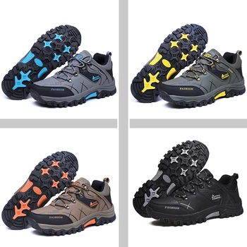 Мужские походные ботинки Треккинговая обувь Уличные кроссовки для мужчин Дышащая обувь для альпинизма Треккинговые кроссовки 2023 Изображение 2
