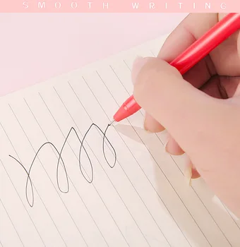 Мультяшная нейтральная ручка 3d Love Гелевые ручки с мягким клеем из ПВХ, студенческая канцелярская ручка, черные ручки с иглой 0,5 мм Изображение 2