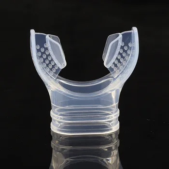 Мундштук для дайвинга, аксессуар для полностью сухой дыхательной трубки, одноразовое снаряжение для дайвинга, мундштук из пищевого силикона Изображение 2