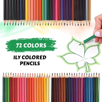 Набор цветных рулонных штор для карандашей, набор деревянных рулонных штор с резиновой Удлинитель для точилки карандашей Изображение 2