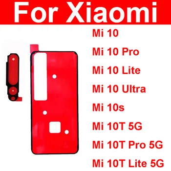 Наклейка Камеры Заднего Вида Задняя Крышка Клейкая Задняя Крышка Корпуса Крышка Батарейного Отсека Клейкая Лента Для Xiaomi Mi 10 Pro Lite Ultra 10T Lite 10S 10T 5G