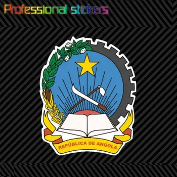 Наклейка с эмблемой Анголы, Самоклеящийся ПВХ виниловый флаг Анголы AGO AO для автомобильных стекол, ноутбуков, мобильных телефонов, канцелярских принадлежностей