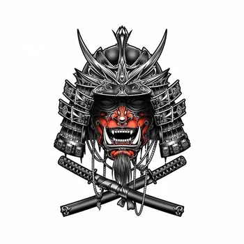 Наклейки FUYOOHI-Привлекательные Автомобильные Наклейки Samurai Monster В Качестве Идеальных Аксессуаров Для Украшения Автомобиля