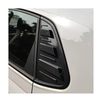 Наклейки на задние стекла автомобиля, треугольные жалюзи, на 2011-2017 годы, наклейки на ABS-покрытие (Balck)