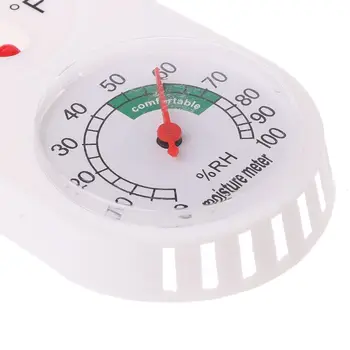 Настенный Прочный белый самодельный датчик температуры и влажности, подходящий для внутреннего, садового, офисного регистратора температуры Изображение 2